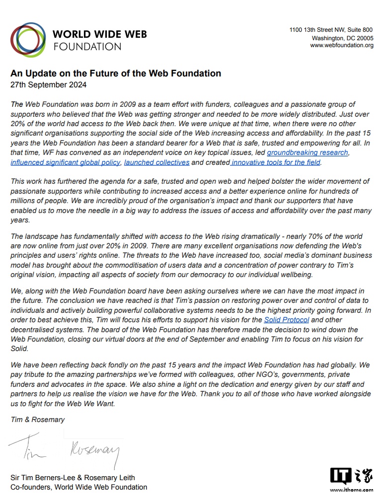 GAMESTAR娛樂:使命完成,萬維網基金會宣佈關閉